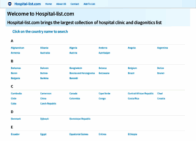 Hospital-list.com thumbnail