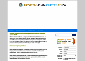 Hospital-plan-quotes.co.za thumbnail
