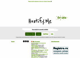 Hostify.me thumbnail
