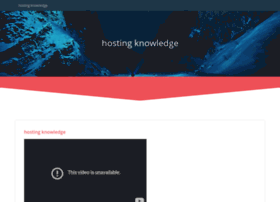 Hostingknowledge.net thumbnail