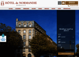 Hotel-de-normandie-bordeaux.com thumbnail
