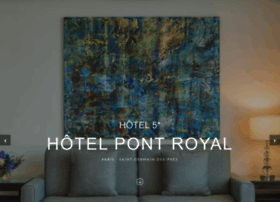 Hotel-pont-royal.com thumbnail