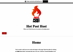 Hotposthost.wordpress.com thumbnail