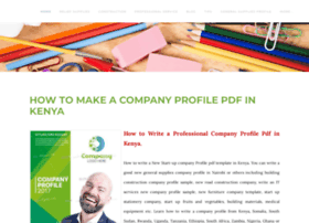 How-to-make-a-company-profile-in-kenya.weebly.com thumbnail