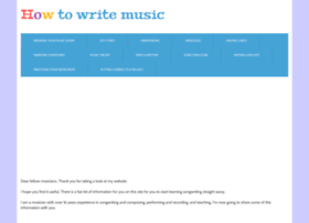How-to-write-music.com thumbnail