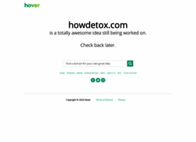 Howdetox.com thumbnail