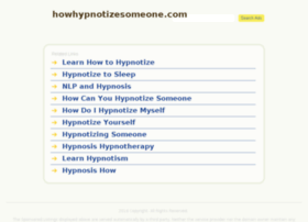 Howhypnotizesomeone.com thumbnail