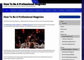Howtobeaprofessionalmagician.com thumbnail