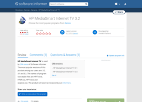 Hp-mediasmart-internet-tv.software.informer.com thumbnail