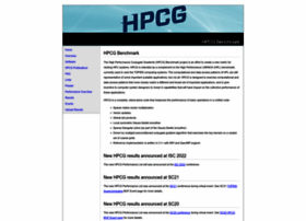 Hpcg-benchmark.org thumbnail