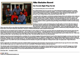 Huckabeefoundation.com thumbnail