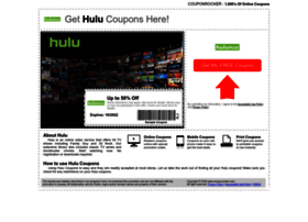 Hulu.couponrocker.com thumbnail