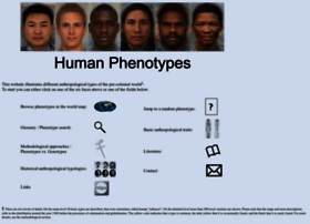 Humanphenotypes.net thumbnail Humanphenotypes.net thumbnail