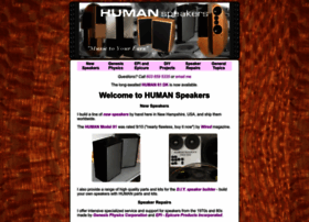 Humanspeakers.com thumbnail