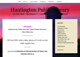Huntingtonlibraryvt.org thumbnail