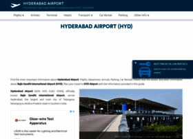 Hyderabadairport.com thumbnail