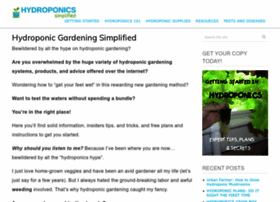 Hydroponics-simplified.com thumbnail
