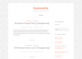 Hyesoosite.wordpress.com thumbnail