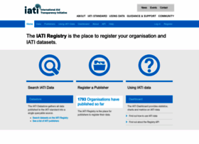 Iatiregistry.org thumbnail
