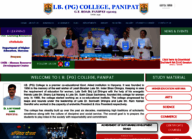 Ibpgcollegepanipat.ac.in thumbnail