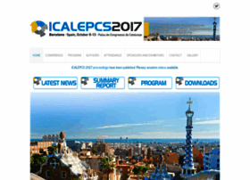 Icalepcs2017.org thumbnail