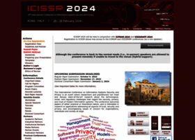 Icissp.org thumbnail