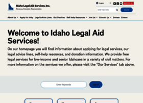 Idaholegalaid.org thumbnail