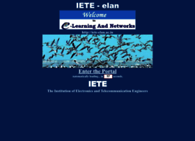 Iete-elan.ac.in thumbnail