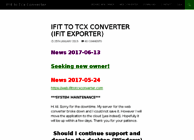 Ifittotcxconverter.com thumbnail