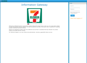 igate.7-eleven.com.ph at WI. Welcome to Jaspersoft Business ...