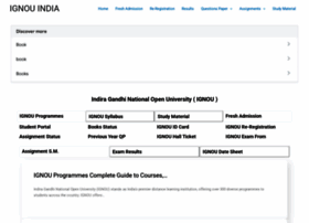 Ignouindia.in thumbnail