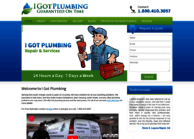 Igotplumbing.com thumbnail