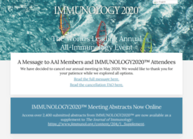 Immunology2020.org thumbnail