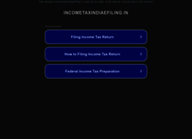 Incometaxindiaefiling.in thumbnail