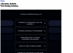 Indestructibletraining.com thumbnail