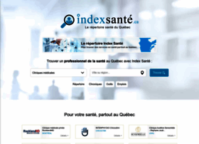 Indexsante.ca thumbnail