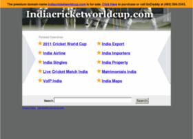 Indiacricketworldcup.com thumbnail