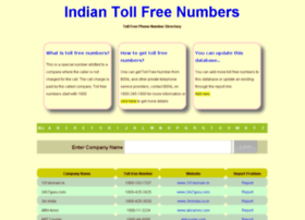 Indian-toll-free-number.com thumbnail
