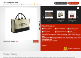 indianbagmanufacturers.com at WI. TMG Enterprises India - Indian Bag  Manufacturer