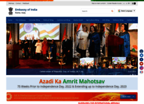 Indianembassyrome.gov.in thumbnail