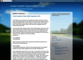 Indianhealthorganisationfraud.blogspot.com thumbnail
