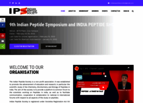 Indianpeptidesociety.com thumbnail