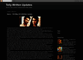 Indiantelevisionwrittenupdates.blogspot.in thumbnail