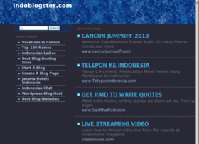 Indoblogster.com thumbnail