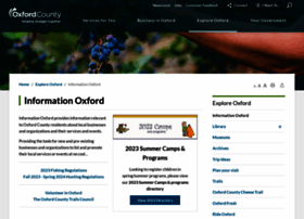 Informationoxford.ca thumbnail