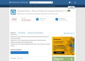 Instant-proxy-proxy-finder-freeware-vers.software.informer.com thumbnail