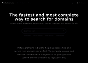 Instantdomainsearch.com thumbnail