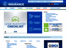 Insurance.mo.gov thumbnail