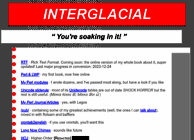 Interglacial.com thumbnail