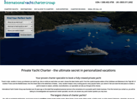 Internationalyachtchartergroup.com thumbnail